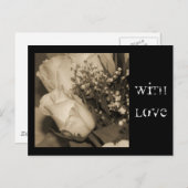 Mit Liebe Postkarte (Vorne/Hinten)