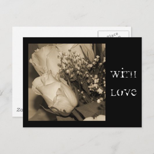 Mit Liebe Postkarte (Vorne/Hinten)