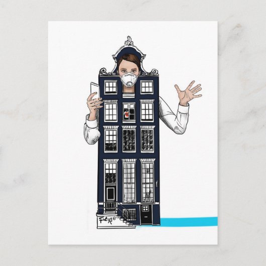 "Mit Liebe" Postkarte (Vorderseite)