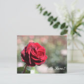 Mit Liebe Postkarte (Stehend Vorderseite)