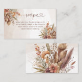 mit Liebe Rezeptkarte Mitteilungskarte (Vorne/Hinten)