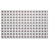 Mit Liebe roten, kundenspezifischen Stoffetiketten Stoff (Fat Quarter (45,7 x 55,9 cm))