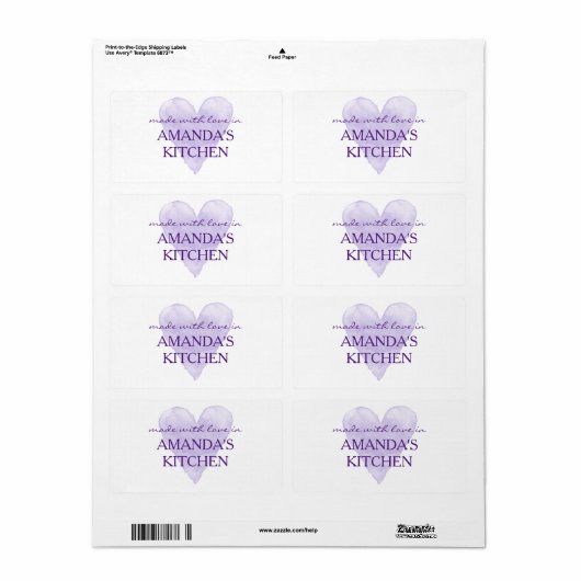 Mit Liebe rustikale Herzensoße. (Vorne)