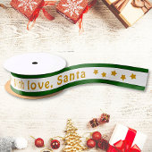 Mit Liebe Santa Custom Text Weihnachten Satinband