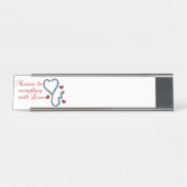 mit Liebe Schreibtischnamensplakette (Vorderseite )