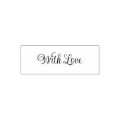 Mit Liebe Schrift Text Vorlage Permastempel (Design)