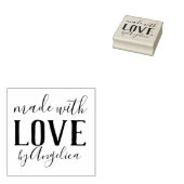 Mit Liebe Script Personalisiert Gummistempel (Stempel)