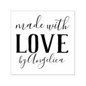 Mit Liebe Script Personalisiert Permastempel (Design)