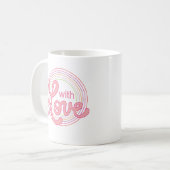 mit Liebe Tasse Design (Vorderseite Links)