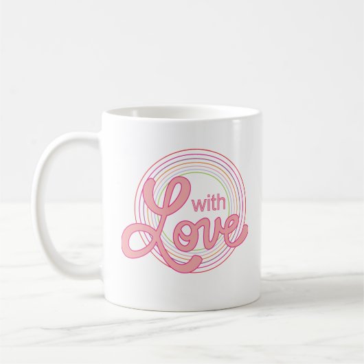 mit Liebe Tasse Design (Links)