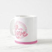 Mit Liebe Tasse Printing Design (Vorderseite Links)