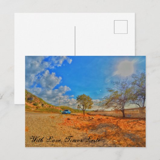 Mit Liebe Timor-Leste Postkarte (Vorne/Hinten)