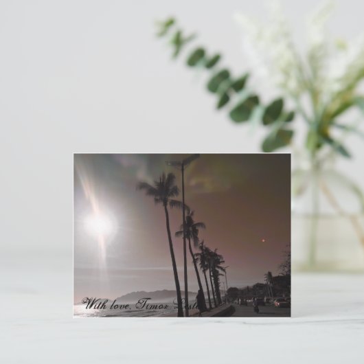 Mit Liebe Timor-Leste Postkarte (Stehend Vorderseite)
