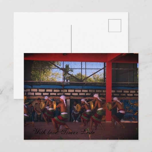 Mit Liebe Timor-Leste Postkarte (Vorne/Hinten)