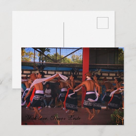 Mit Liebe Timor-Leste Postkarte (Vorne/Hinten)
