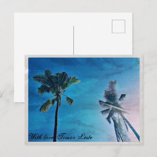 Mit Liebe Timor-Leste Postkarte (Vorne/Hinten)