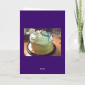 Mit Liebe, Tochter glücklich Mutter's Day... Karte (Rückseite)