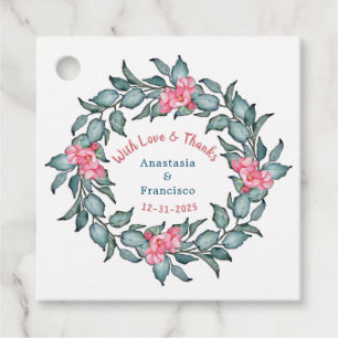 Mit Liebe und dank Hochzeitsjubiläum Geschenkanhänger