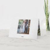 Mit Liebe und Dankbarkeit White Liner Dankeschön K Dankeskarte (Rückseite)