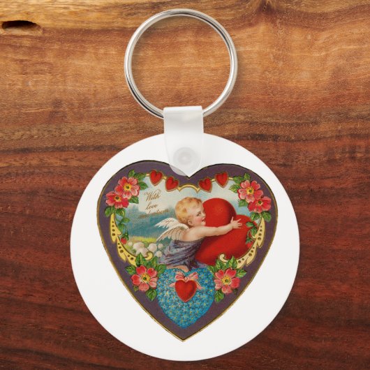 Mit Liebe und Esteem Schlüsselanhänger (Vorderseite)