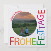 mit Liebe- und Regenbogenherzen (Vorderseite)