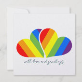 mit Liebe- und Regenbogenherzen (Vorderseite)