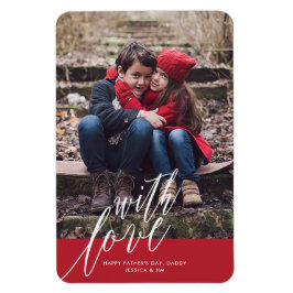 Mit Liebe Vatertag Foto Magnet