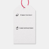 Mit Liebe verbunden / Handgepflegtes Handwerk Geschenkanhänger (Rückseite)