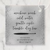 mit Liebe versehen Geschenkanhänger (Rückseite)