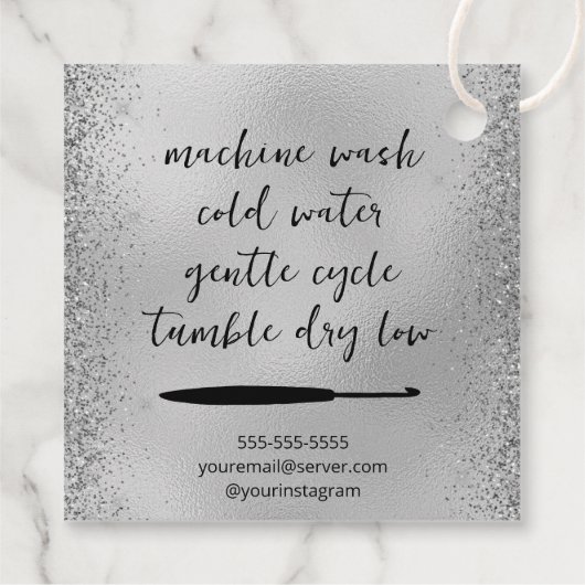 mit Liebe versehen Geschenkanhänger (Rückseite)