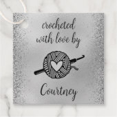 mit Liebe versehen Geschenkanhänger (Vorderseite)