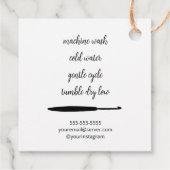 mit Liebe versehen Geschenkanhänger (Rückseite)