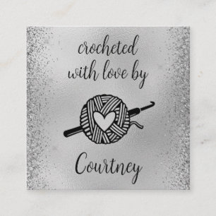 mit Liebe versehen Quadratische Visitenkarte