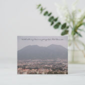 Mit Liebe vom Monte Vesuvio Postkarte (Stehend Vorderseite)