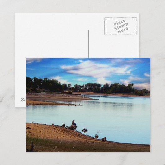 Mit Liebe vom See Postkarte (Vorne/Hinten)