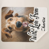 Mit Liebe von Airedale Terrier Name Sherpadecke (Vorderseite (Horizontal))