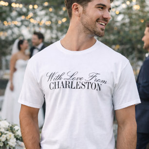 Mit Liebe von Custom City Wedding Merch Toss T-Shirt