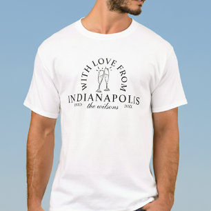 Mit Liebe von der Hochzeits Merch Station T-Shirt
