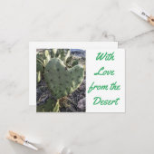 Mit Liebe von der Wüstenkarte Karte (Vorderseite/Rückseite Beispiel)