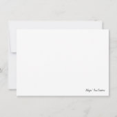 Mit Liebe von der Wüstenkarte Karte (Rückseite)