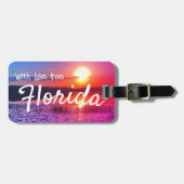 "Mit Liebe von" Gepäckmarke Gepäckanhänger (Vorderseite horizontal)