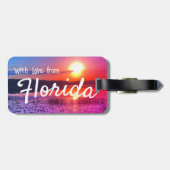 "Mit Liebe von" Gepäckmarke Gepäckanhänger (Rückseite horizontal)