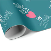 Mit Liebe von Ihnen Geschenkpapier (Rolleneckpunkt)