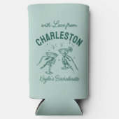 Mit Liebe von [Ihrer Stadt] Custom Bachelorette Selters Dosenkühler (Vorderseite)