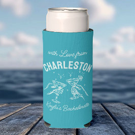 Mit Liebe von [Ihrer Stadt] Custom Bachelorette Selters Dosenkühler