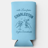 Mit Liebe von [Ihrer Stadt] Custom Bachelorette Selters Dosenkühler (Vorderseite)