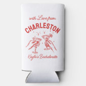 Mit Liebe von [Ihrer Stadt] 🍸 Custom Bachelorette Selters Dosenkühler (Rückseite)