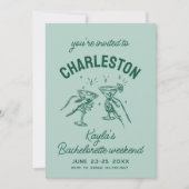 Mit Liebe von [Ihrer Stadt] Junggeselinnen-Abschie Einladung (Vorderseite)