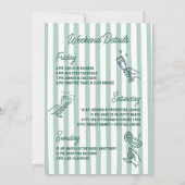 Mit Liebe von [Ihrer Stadt] Junggeselinnen-Abschie Einladung (Rückseite)