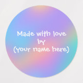 Mit Liebe von Personalisiert Etiketten (Design 1)